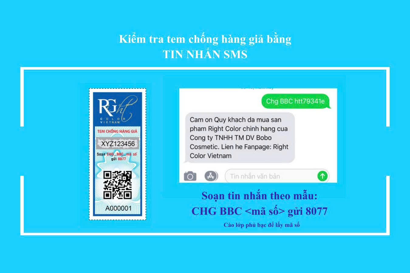 Kiểm tra bằng cách gửi tin nhắn SMS