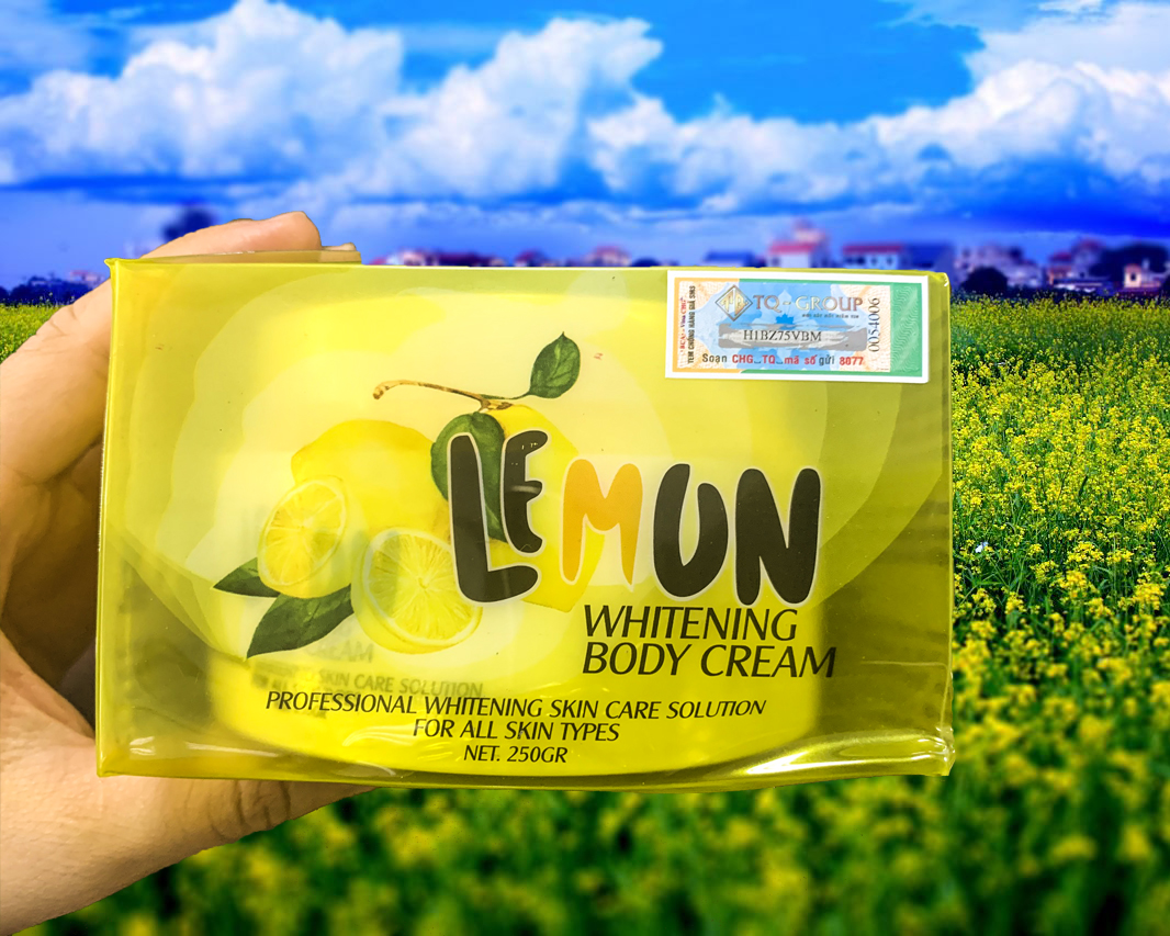 Hướng dẫn cách phân biệt hàng chính hãng sản phẩm Kem Body Chanh Lemon bằng tem chống hàng giả